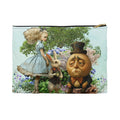 Alice & Her Wonderland Friends Accessory Pouch | Vintage Storybook Illustration
