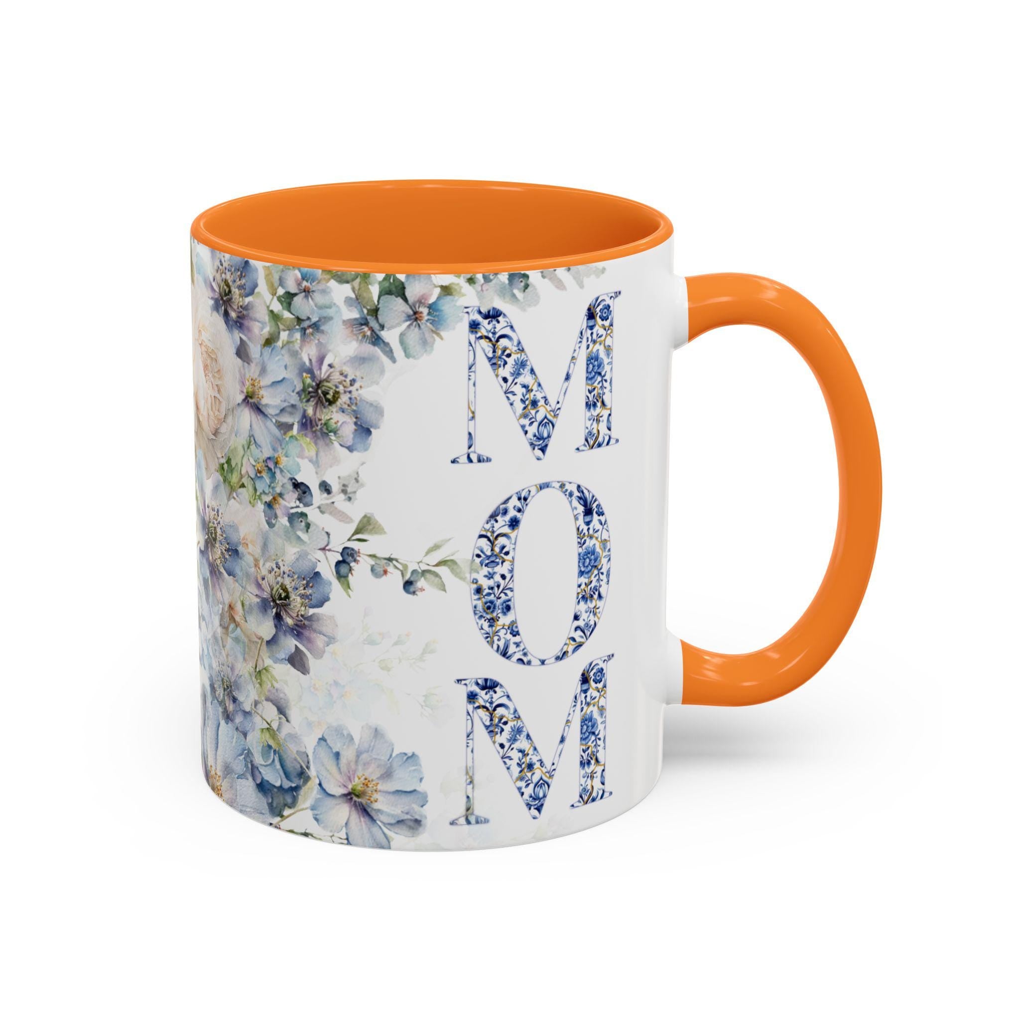 Pretty Mom Mug Colorful Coffee Cup, Mom Mug 11oz