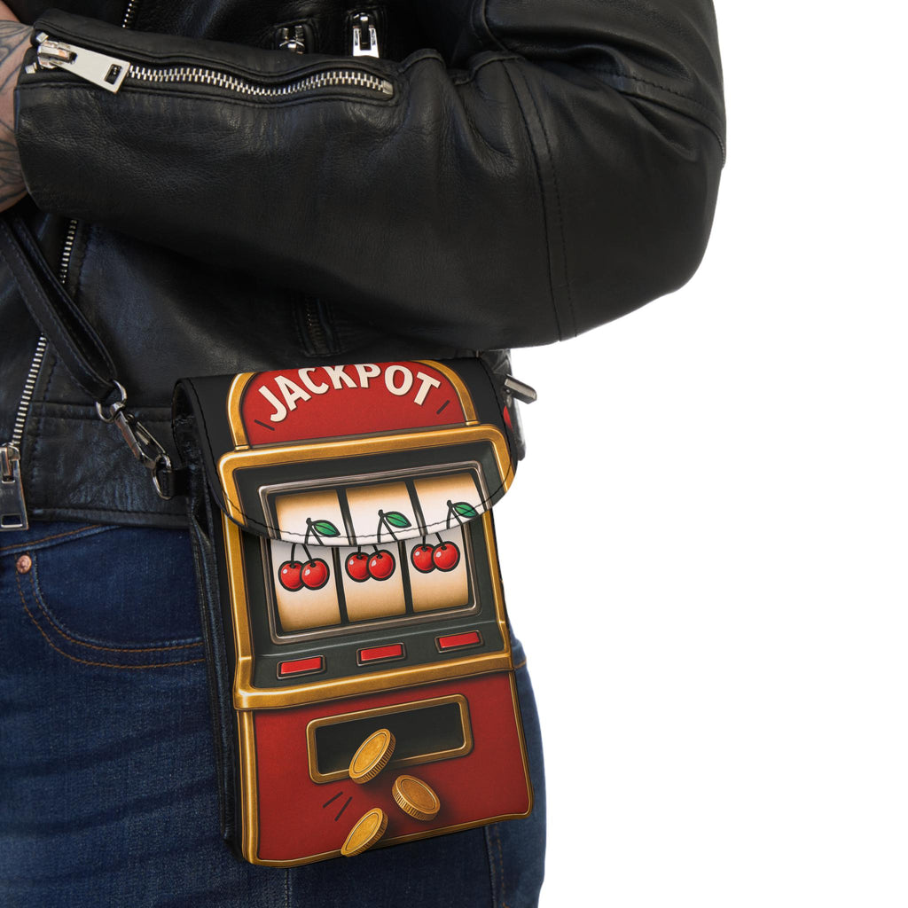 Vintage Slot Machine Camera Bag – Retro 777 Gambling Crossbody Purse