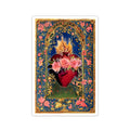 Immaculate Heart Sticker Book of Hours Manuscript Art Bible Journaling Sticker Marian Gift Holy Card Style