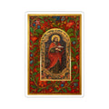 Christ The Teacher Sticker,  Book of Hours Manuscript Art Bible Journaling Sticker Marian Gift Holy Card Style