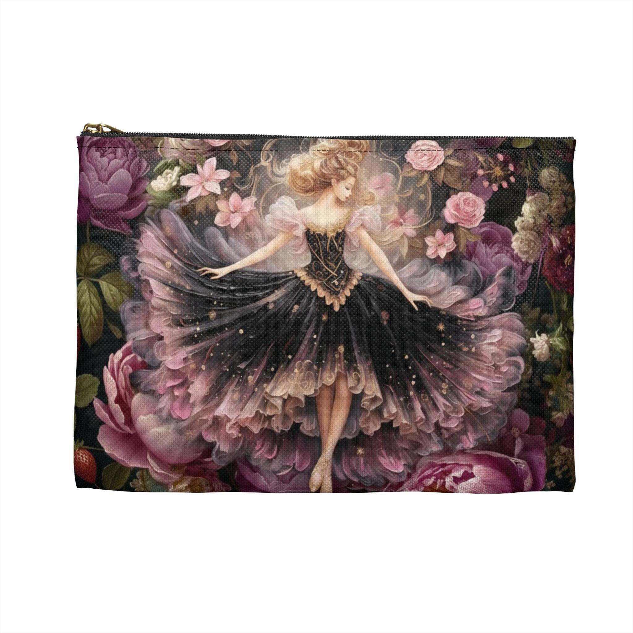 Floral Ballerina Accessory Pouch | Romantic Fairy Dance