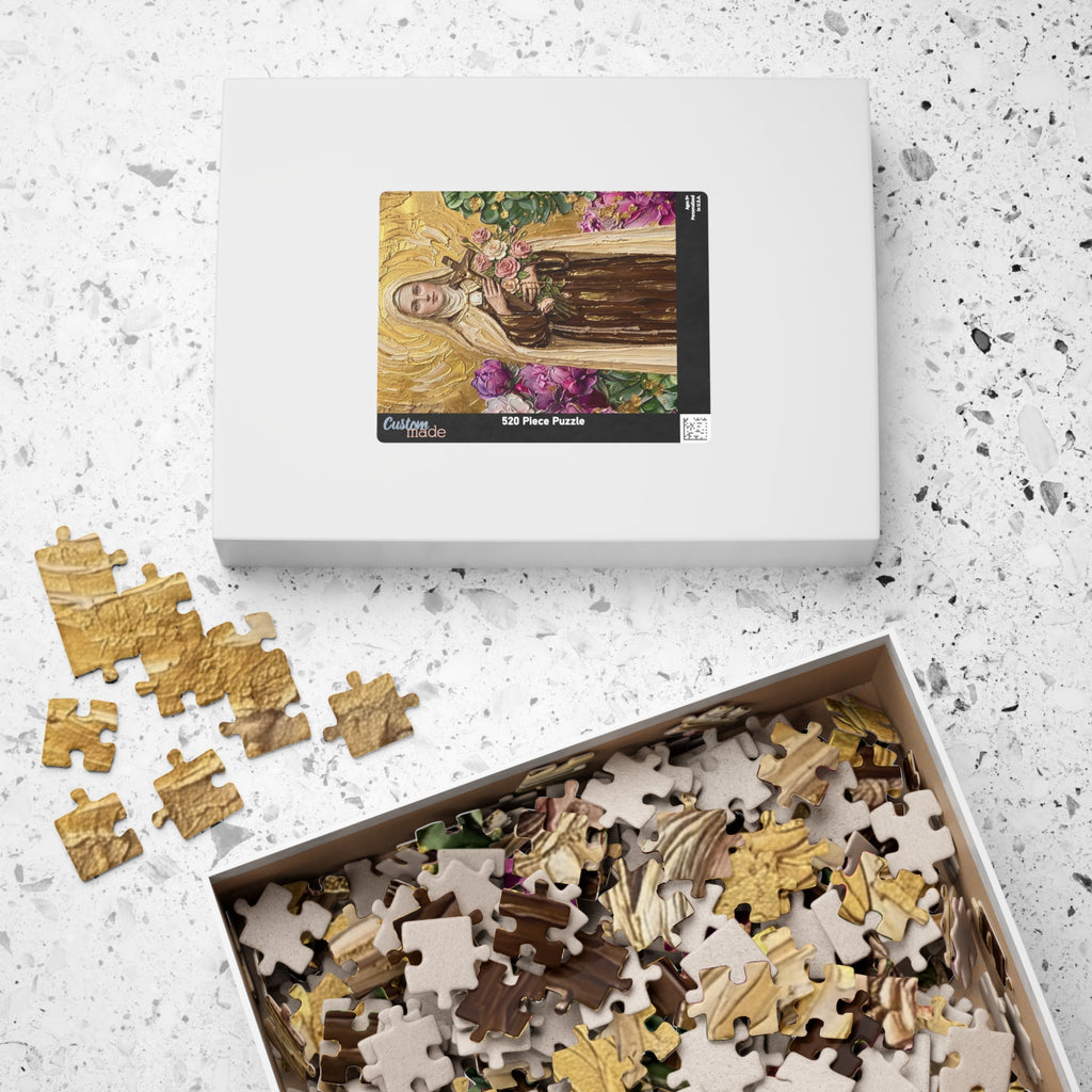 St Therese The Little Flower Puzzle 520-Piece Jigsaw Puzzle | Christian Religious