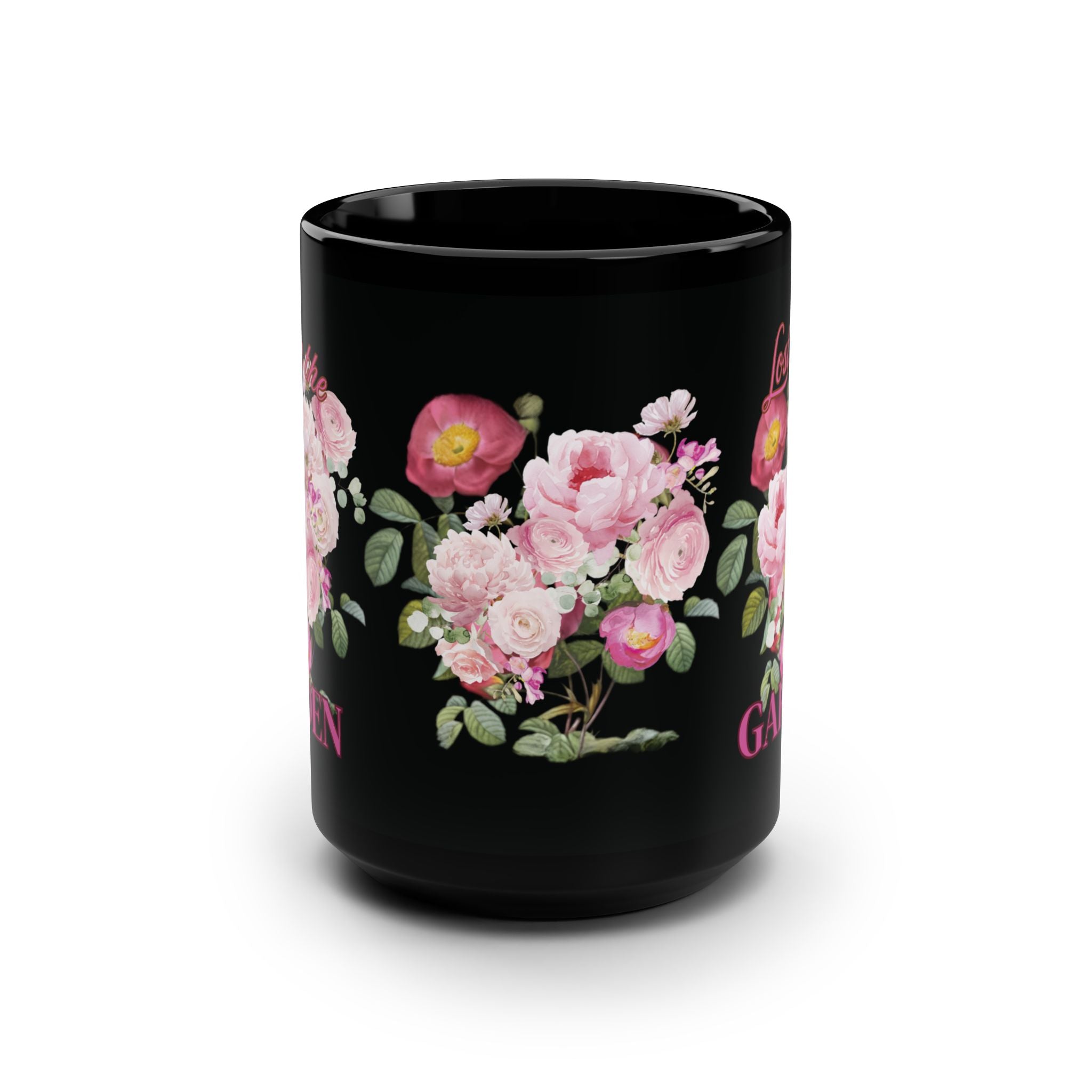 Garden Mug, 15oz - Lost in the Garden Coffee Cup, Floral Tea Mug, Botanical Kitchen Decor, Gardening Gift, Nature Lover Present