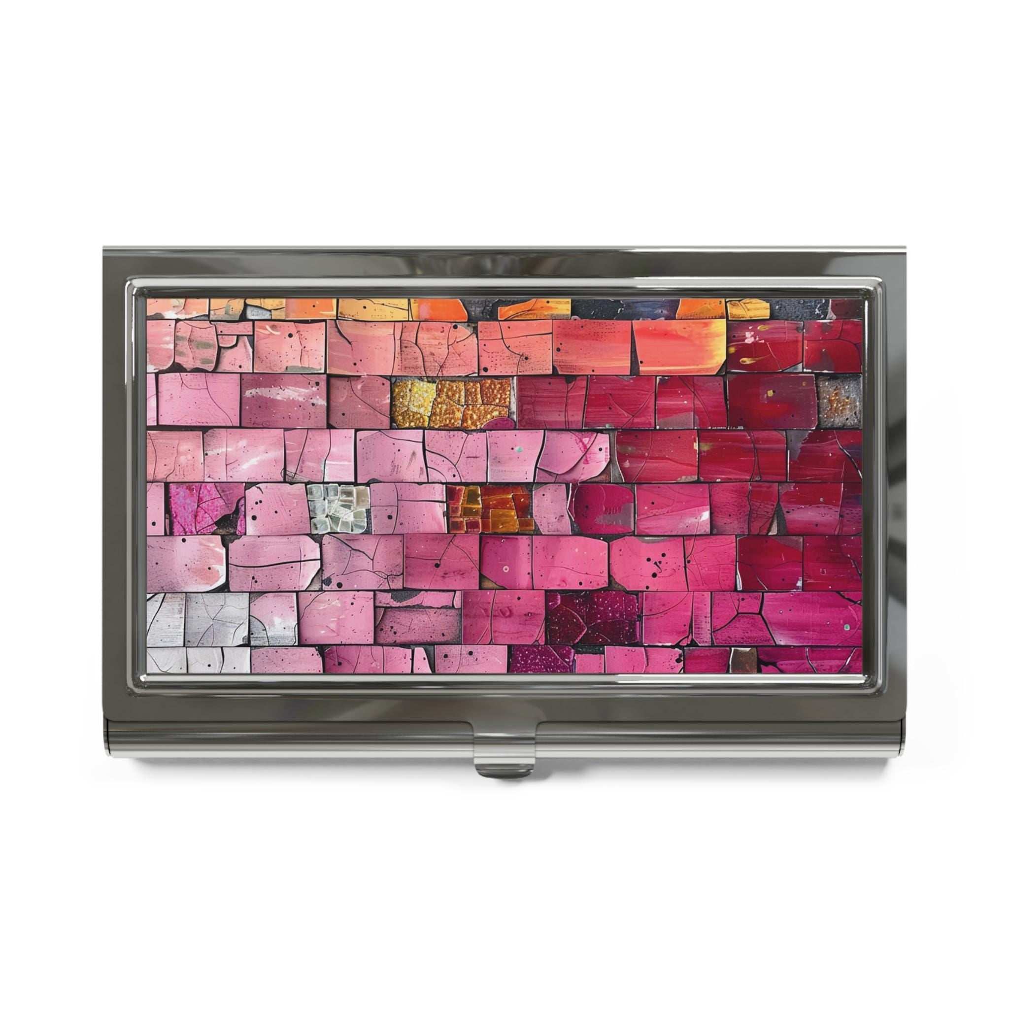 Artistic Business Card Holder | Modern Geometric Office Accessory