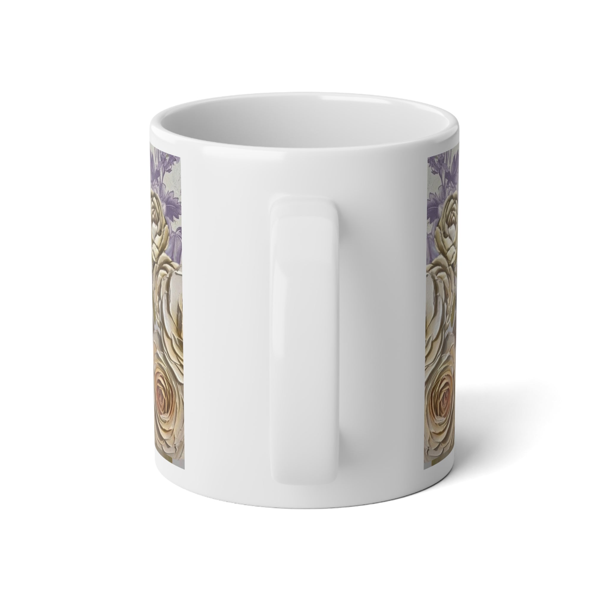 He Makes All Things New Again mug | Floral bird scripture design