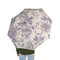 Victorian Lavender Toile Umbrella | Semi-Automatic Foldable Umbrella