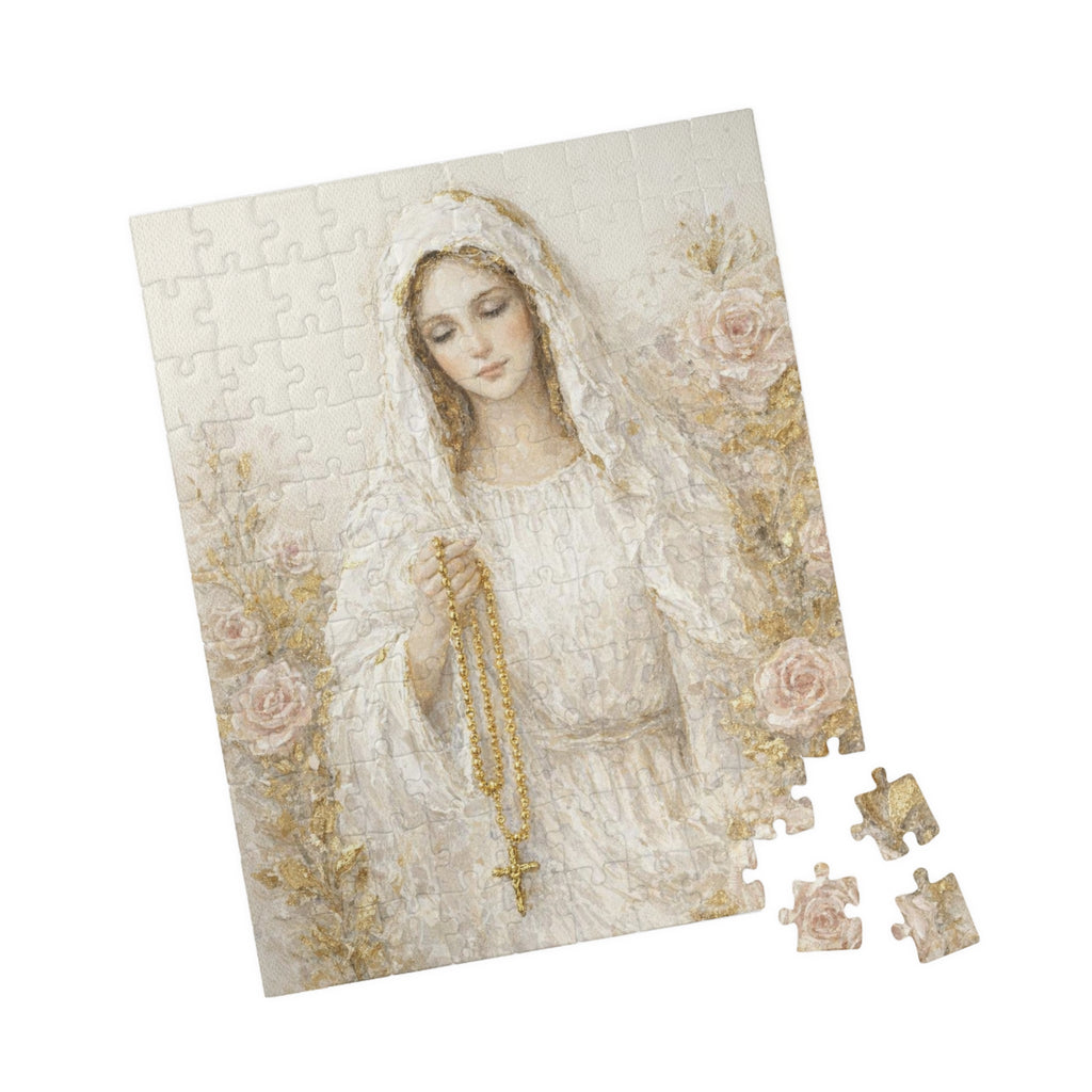 Our Lady Mary Rosary Puzzle Jigsaw Activity Christian Gift