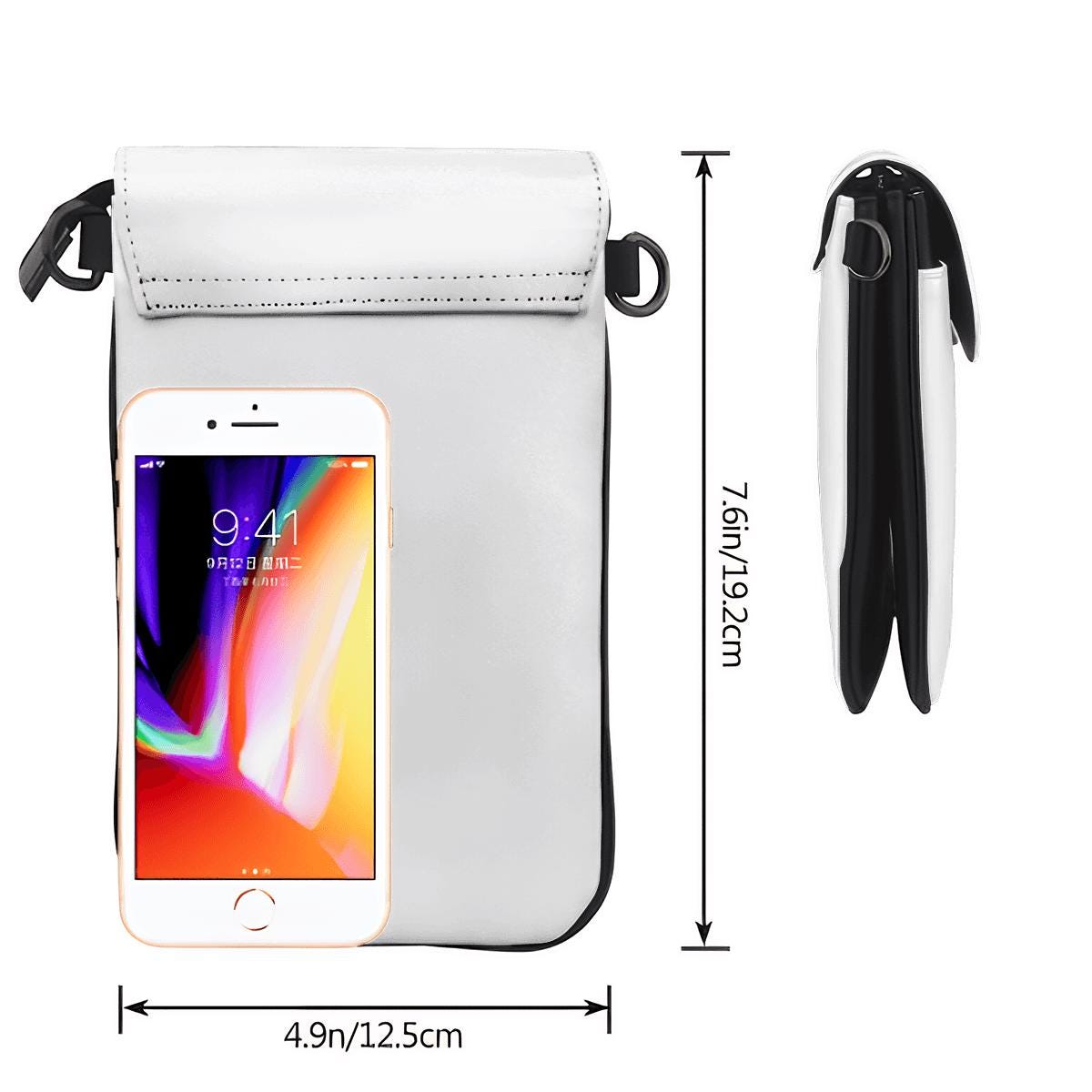 Azulejo Tile Crossbody Purse • Blue Portuguese Pattern Bag • PCS Mediterranean Art Accessory