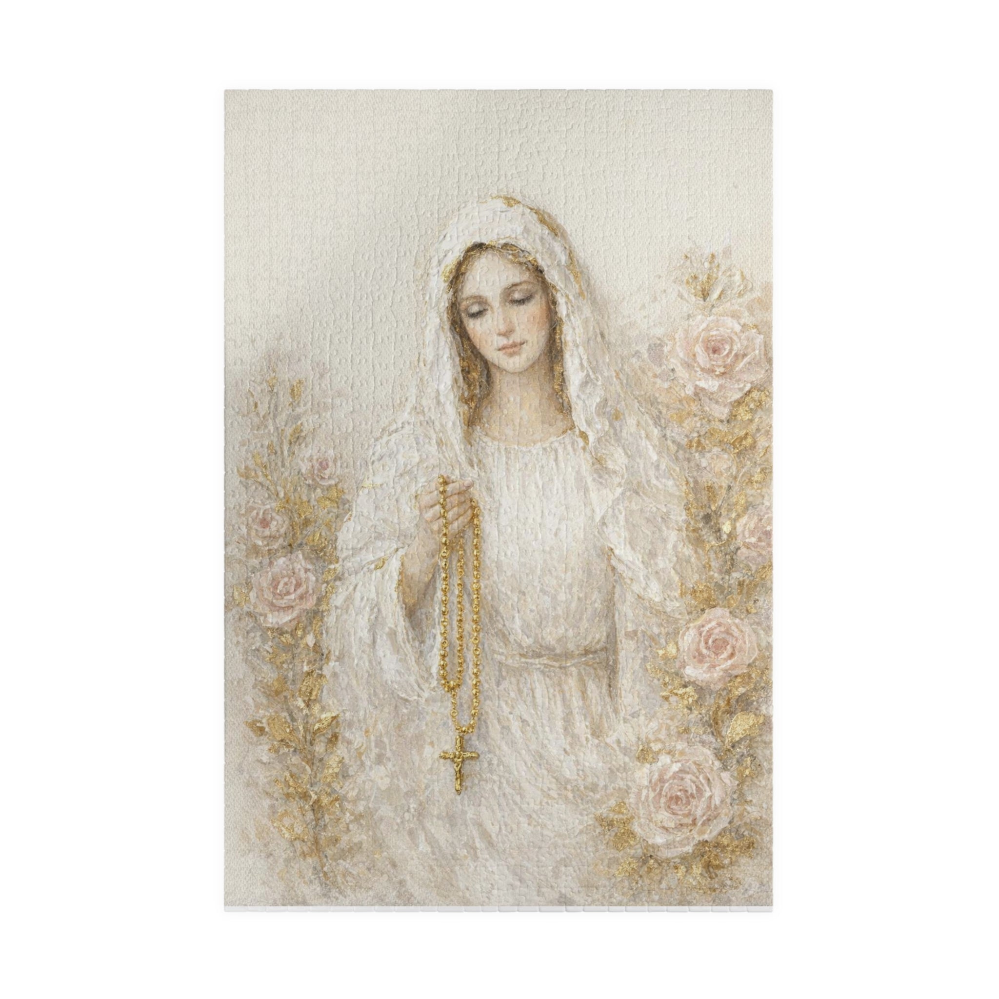 Our Lady Mary Rosary Puzzle Jigsaw Activity Christian Gift
