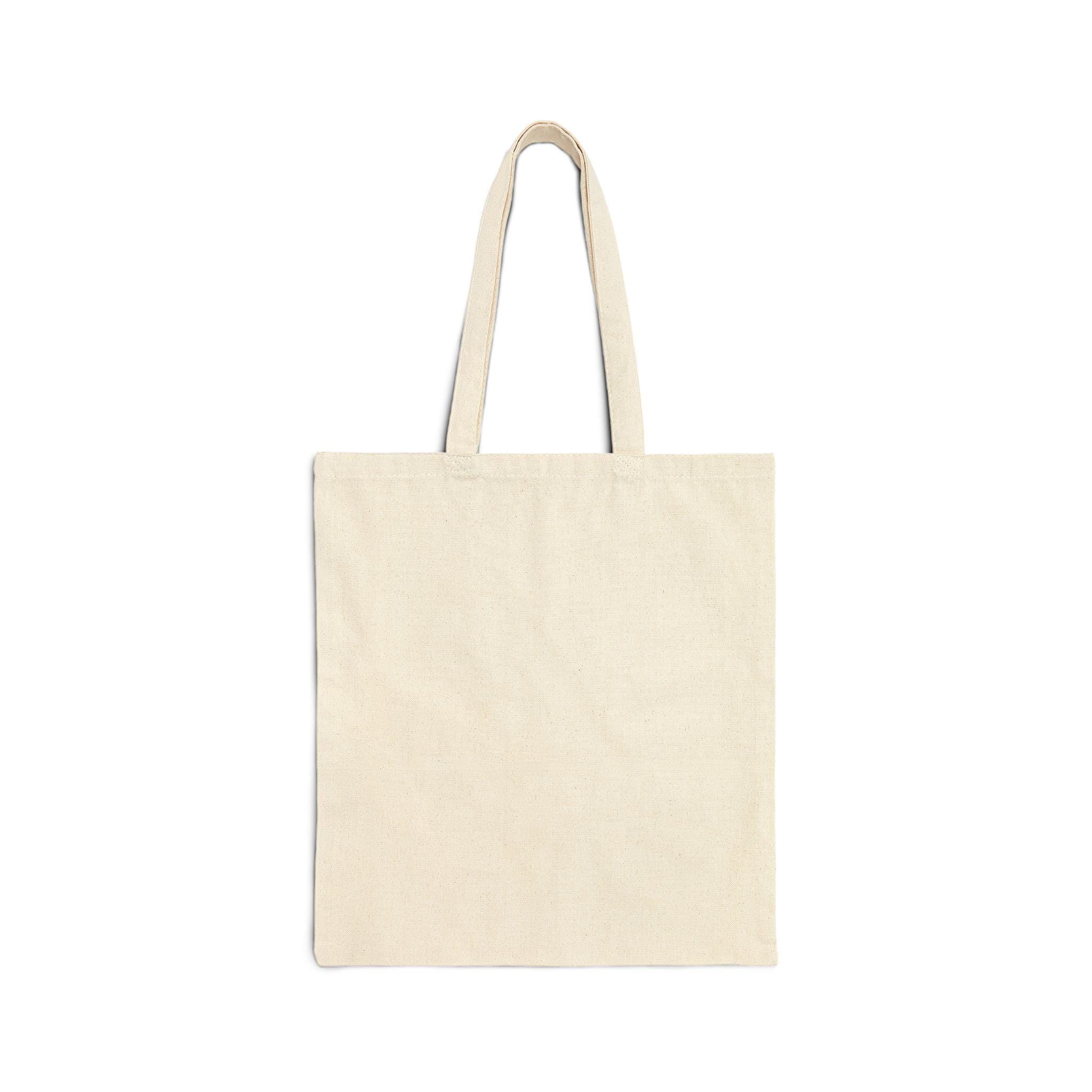 Vintage personalized Cotton Canvas Tote Bag - Green Toile