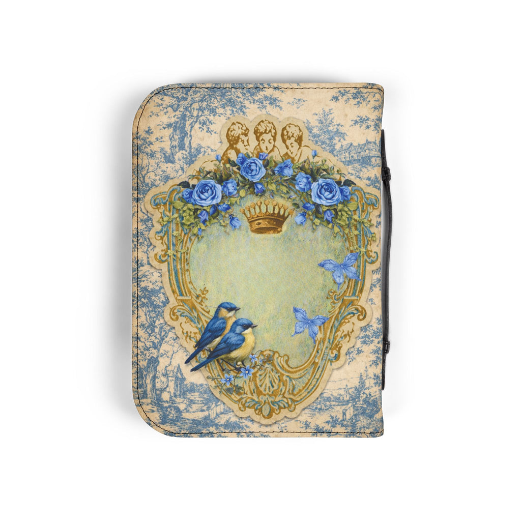 Daily Devotions Toile Bible Cover | Zippered Missal Cover with Handle