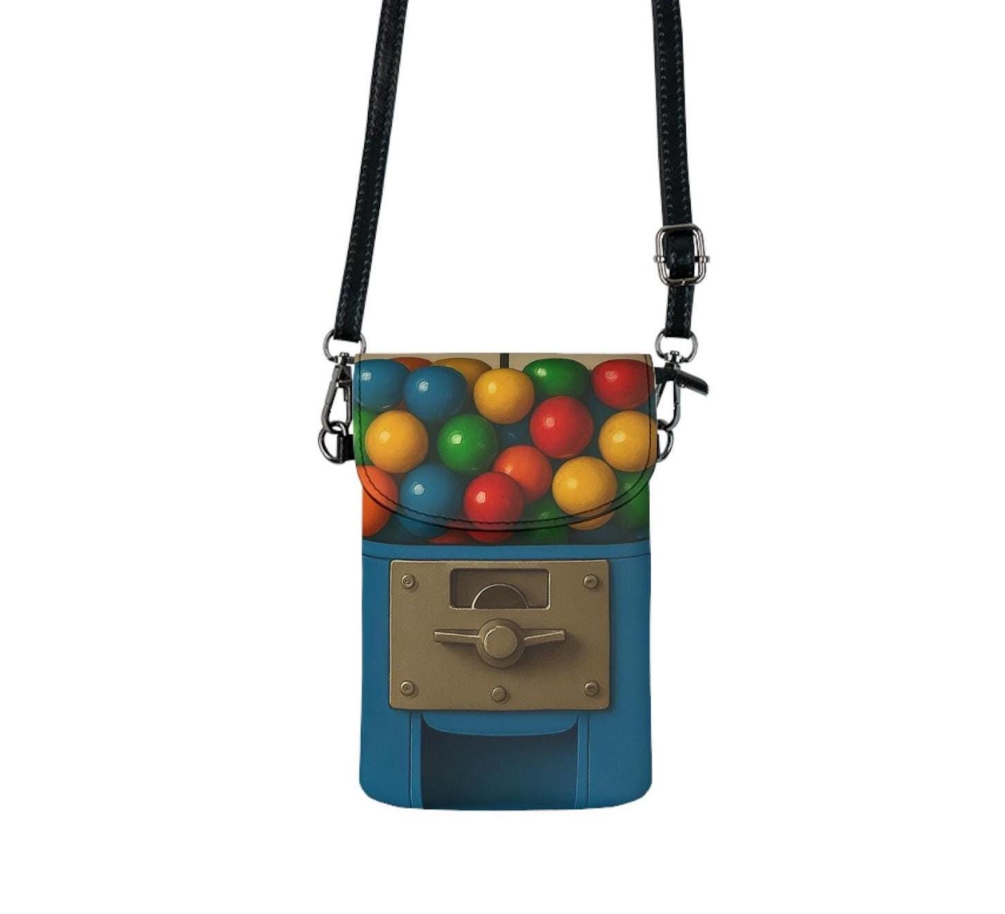 Gumball Machine Crossbody Bag: Retro Novelty Purse, Teacher Gift