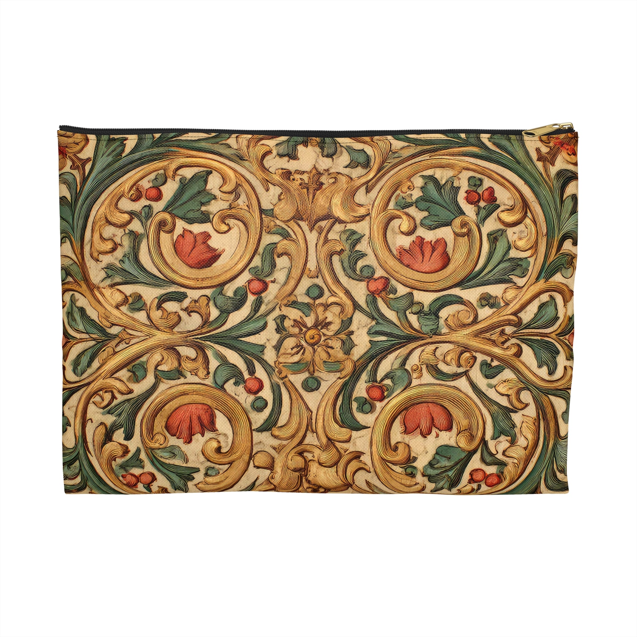 Florentine medieval Italian Accessory Pouch | Vintage Religious Rosary Keeper Gift for Christian Woman Catholic Accessory