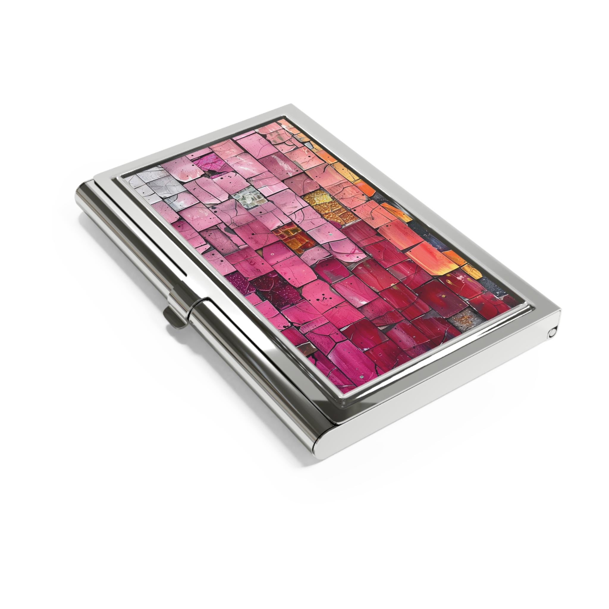 Artistic Business Card Holder | Modern Geometric Office Accessory