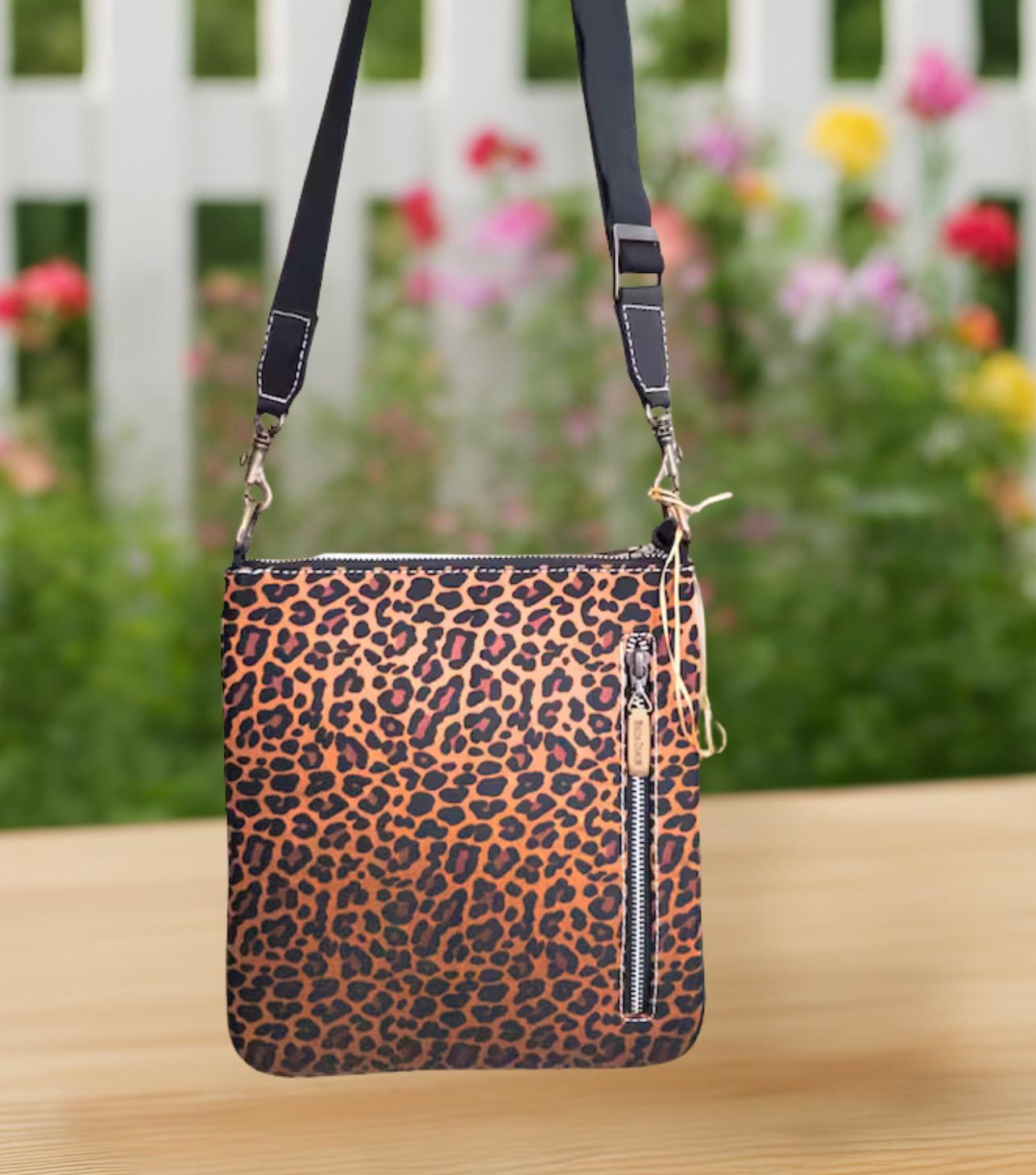 Pineda Covalin Leopard Print Handbag • Crossbody Bag