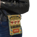 Slot Machine Phone Bag | Retro Arcade Microfiber Sling Wallet (7.5" × 4.9" × 1")