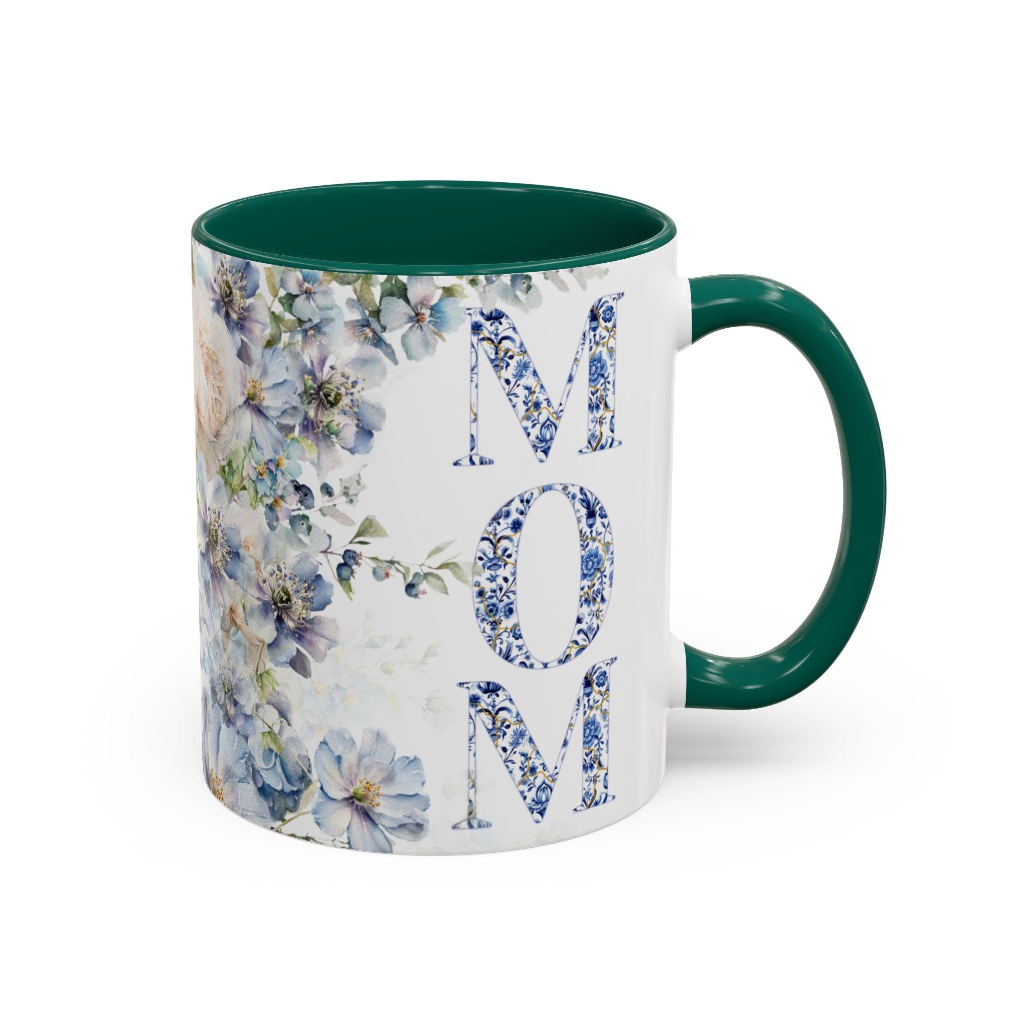 Pretty Mom Mug Colorful Coffee Cup, Mom Mug 11oz