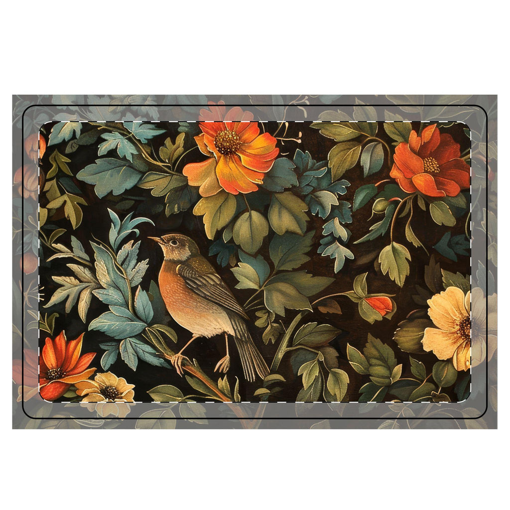 Botanical Floral Kitchen Dish Mat | Microfiber Drying Mat | Modern Farmhouse | House Warming Gift