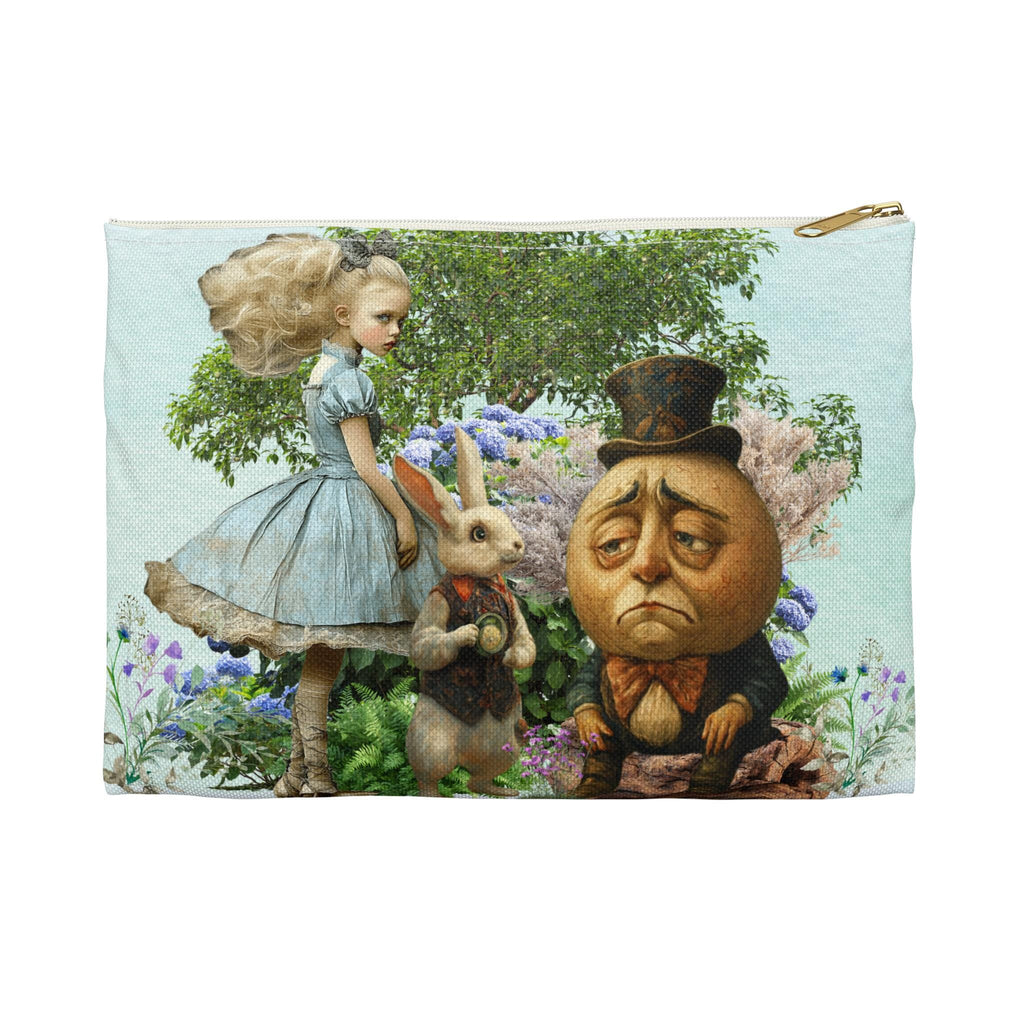 Alice & Her Wonderland Friends Accessory Pouch | Vintage Storybook Illustration