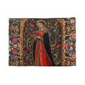 Medieval Madonna Illustration Accessory Pouch | Vintage Religious Art, Rosary Keeper