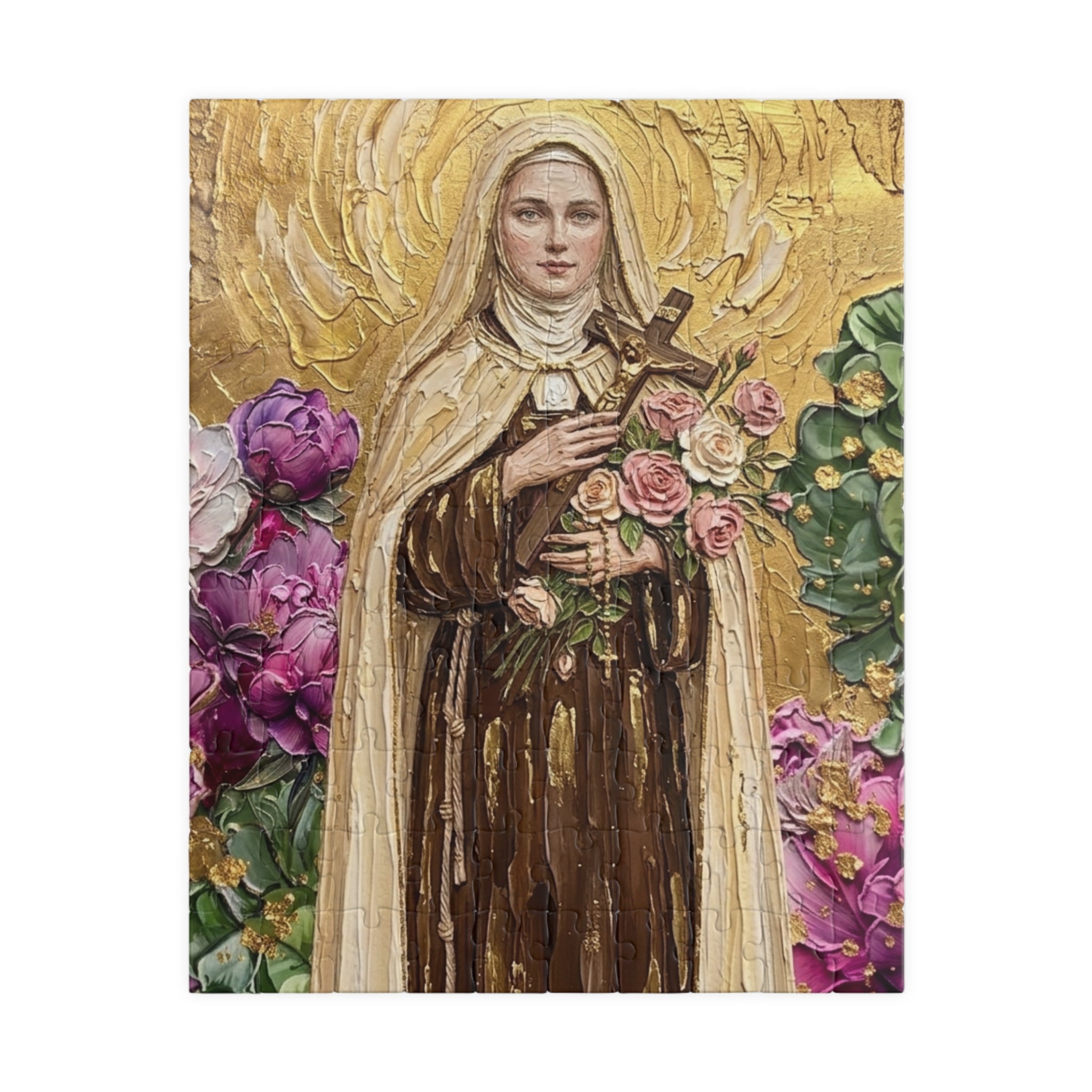 St Therese The Little Flower Puzzle 520-Piece Jigsaw Puzzle | Christian Religious