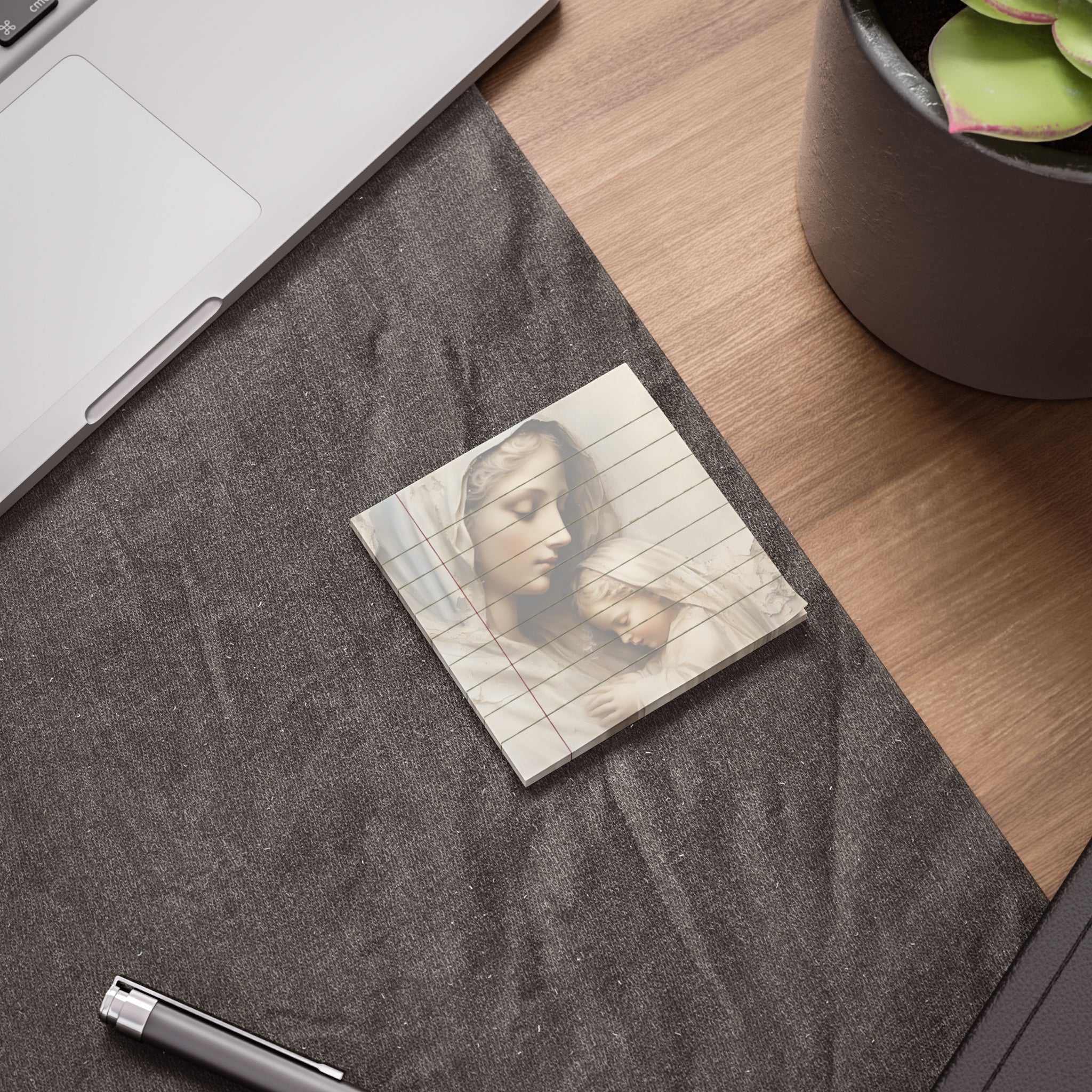 Mother Mary & Jesus Post-it Note Pads | Religious Catholic Stationery