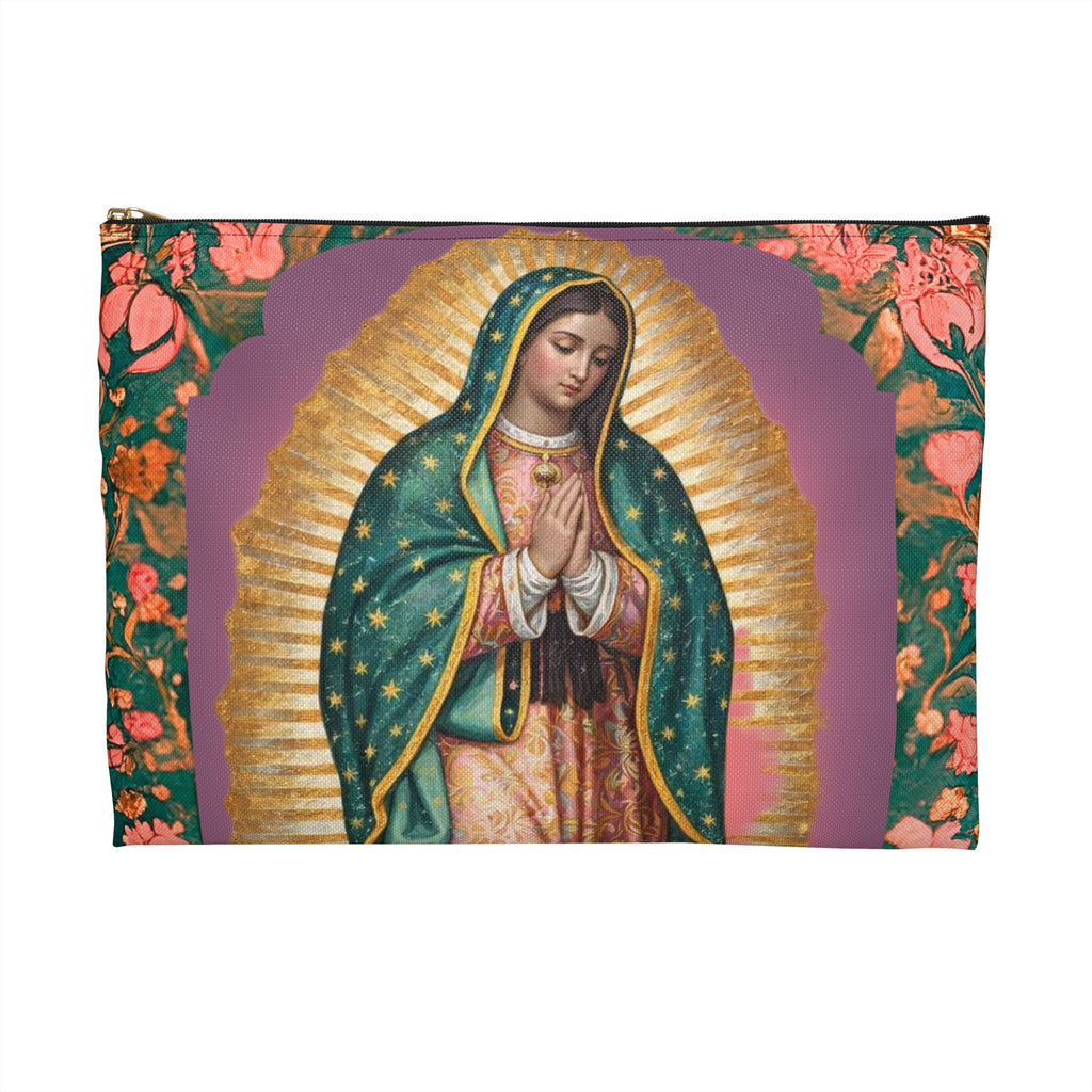 Our Lady of Guadalupe Accessory Pouch | Christian Gift for Her | Rosary Bag