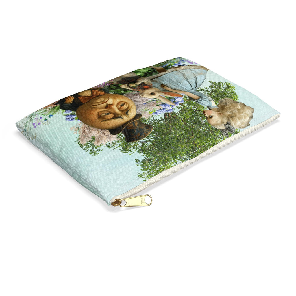 Alice & Her Wonderland Friends Accessory Pouch | Vintage Storybook Illustration