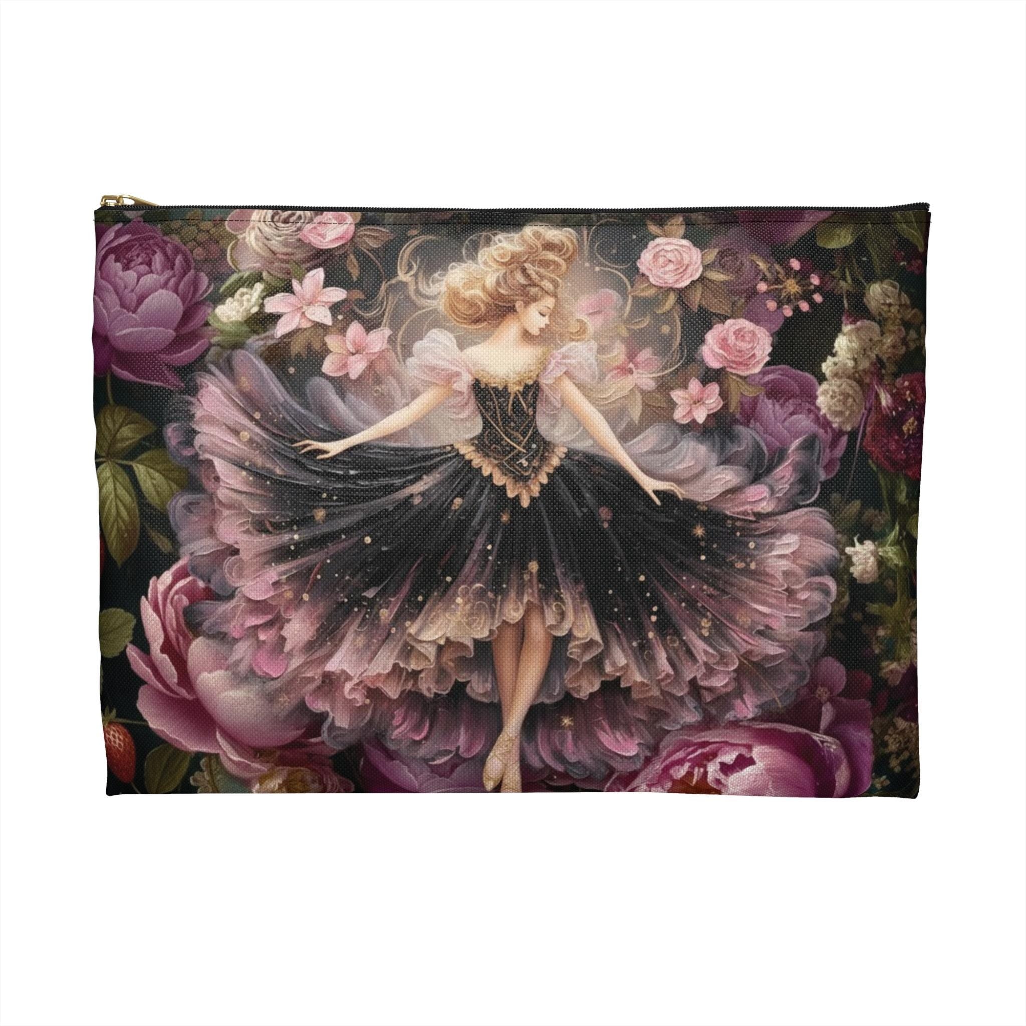 Floral Ballerina Accessory Pouch | Romantic Fairy Dance