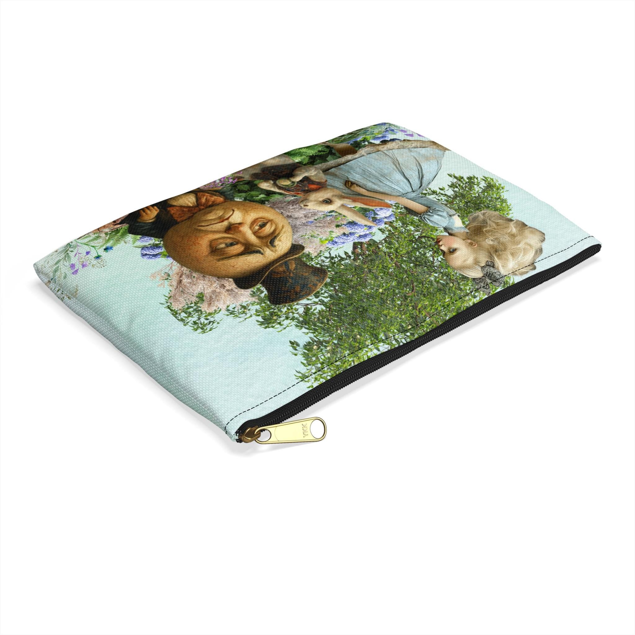 Alice & Her Wonderland Friends Accessory Pouch | Vintage Storybook Illustration
