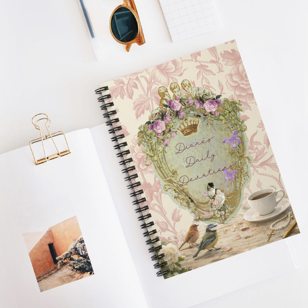 Personalized Daily Devotions Spiral Notebook | Ruled Journal