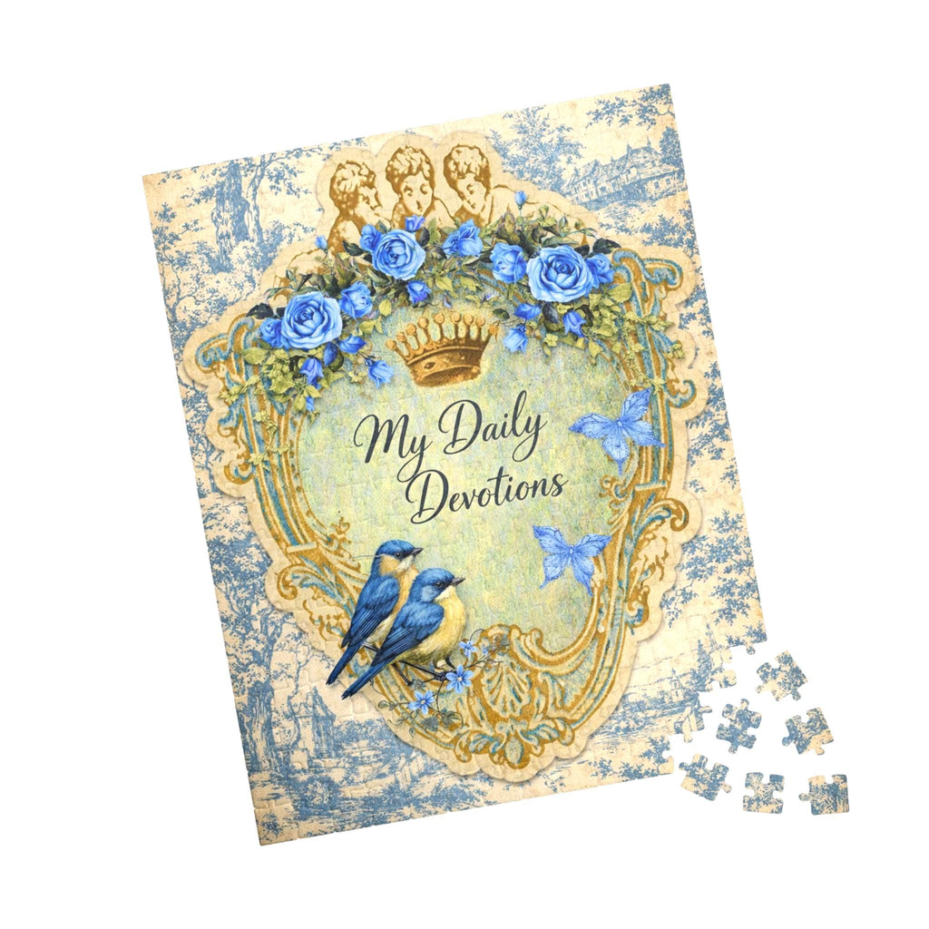 My Daily Devotions Bluebirds Floral Puzzle
