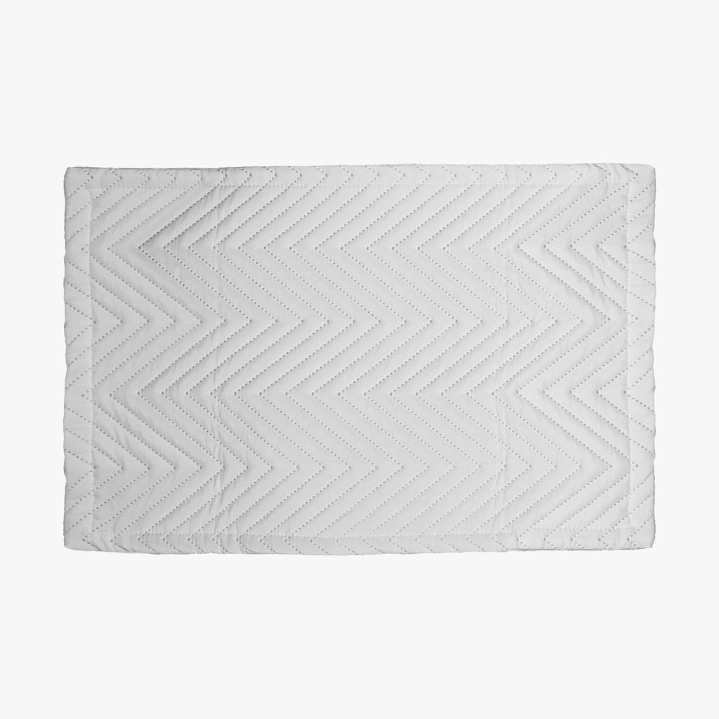 Gold Bird Branch quilted placemat | pink botanical table mat