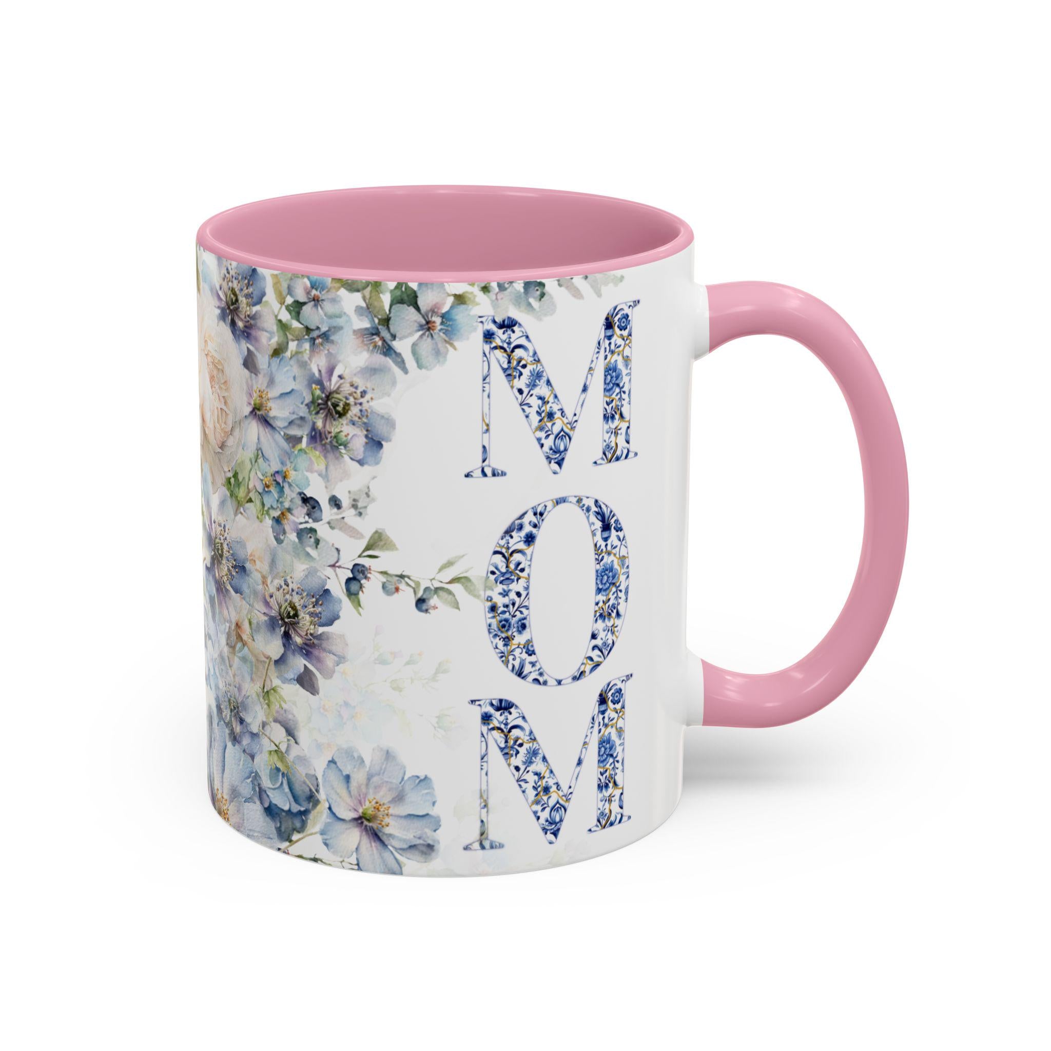 Pretty Mom Mug Colorful Coffee Cup, Mom Mug 11oz