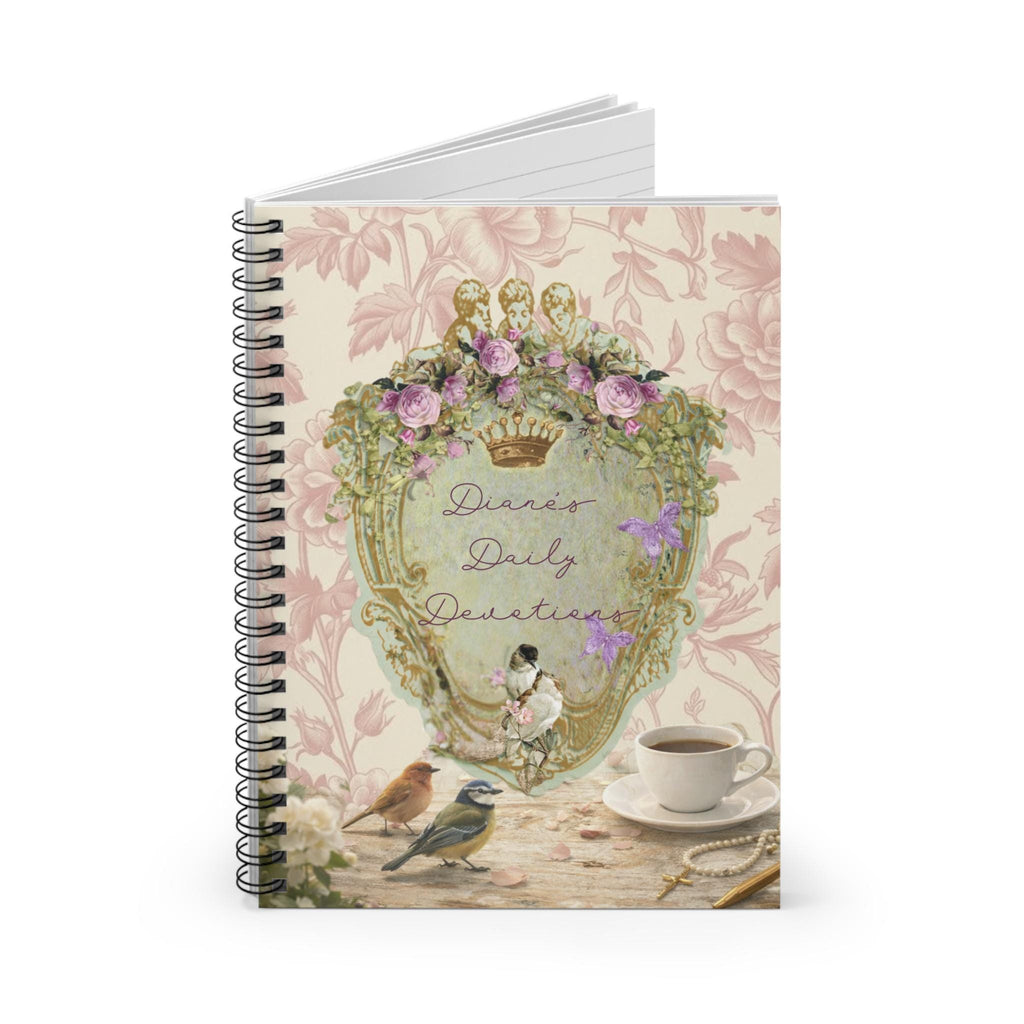 Personalized Daily Devotions Spiral Notebook | Ruled Journal