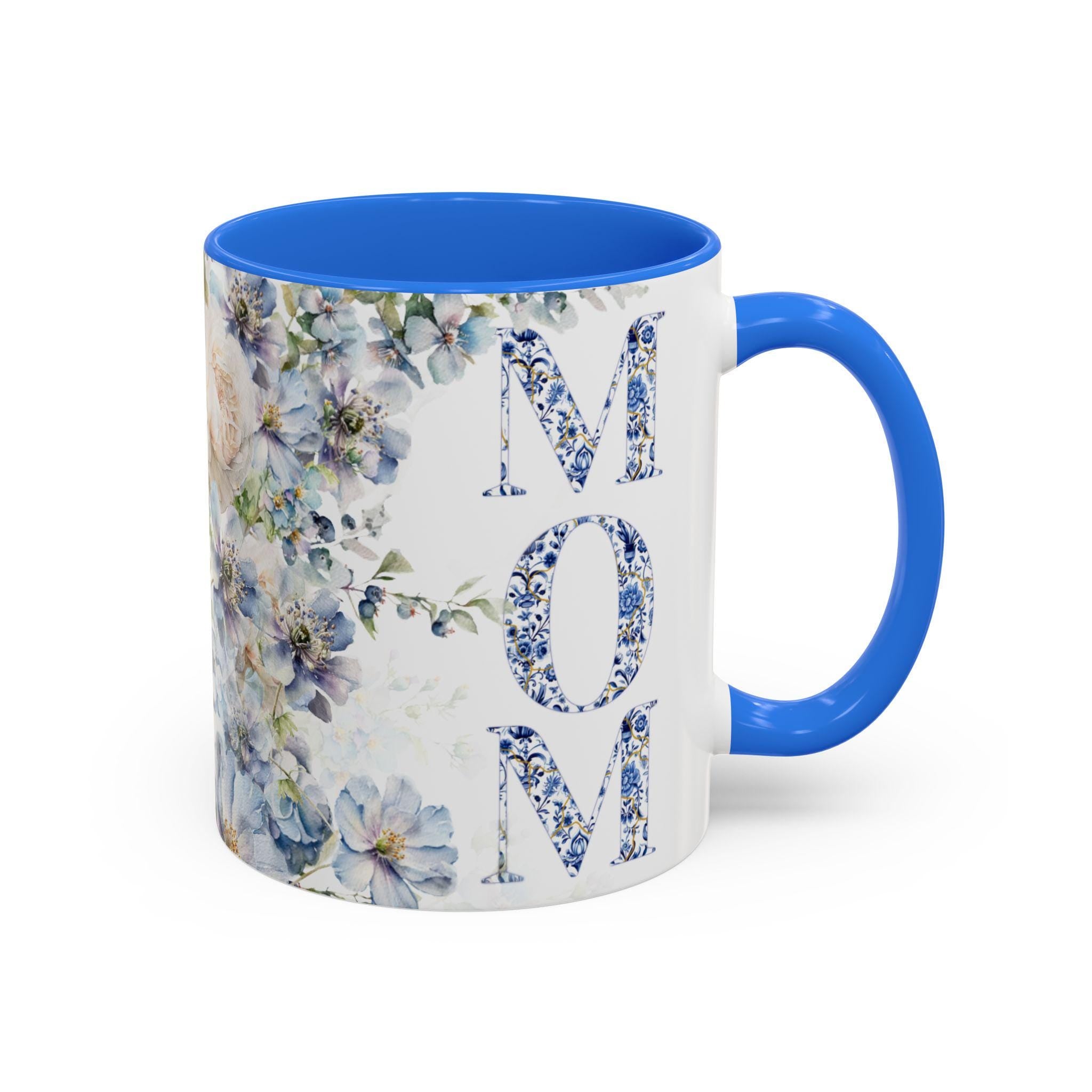 Pretty Mom Mug Colorful Coffee Cup, Mom Mug 11oz