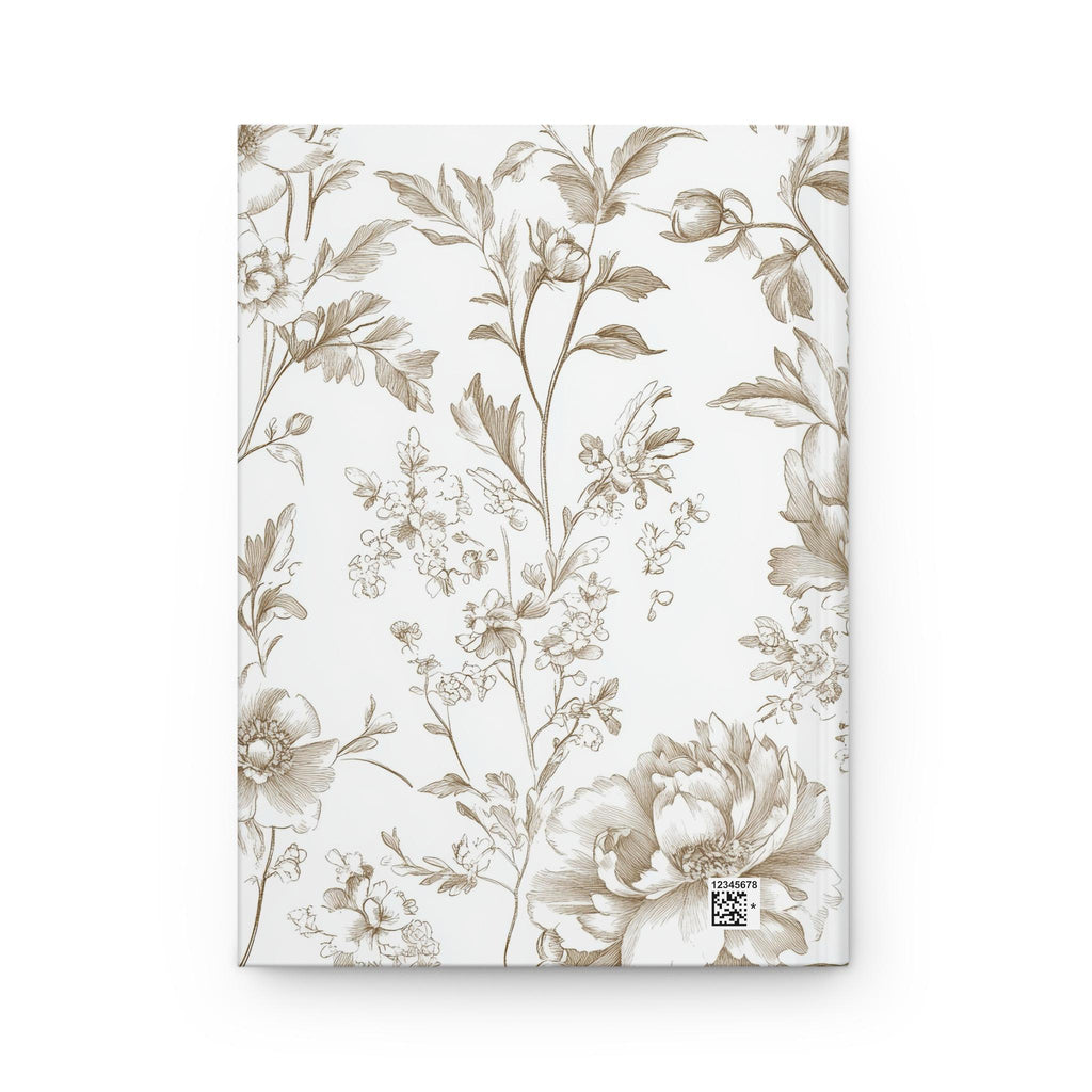 Toile Vintage Label Hardcover Journal Writer's Gift, Diary, Personlized