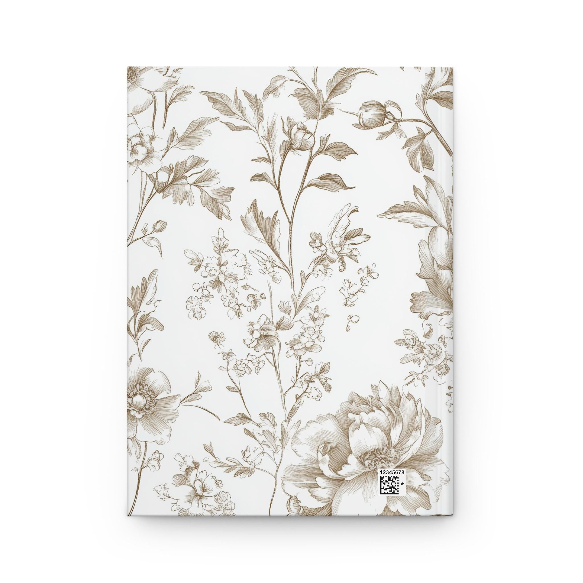 Toile Vintage Label Hardcover Journal Writer's Gift, Diary, Personlized