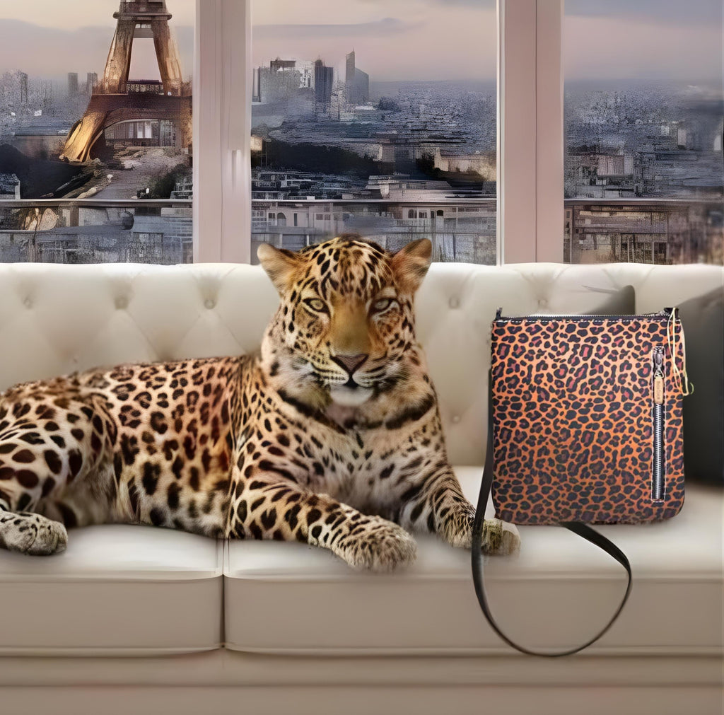 Pineda Covalin Leopard Print Handbag • Crossbody Bag