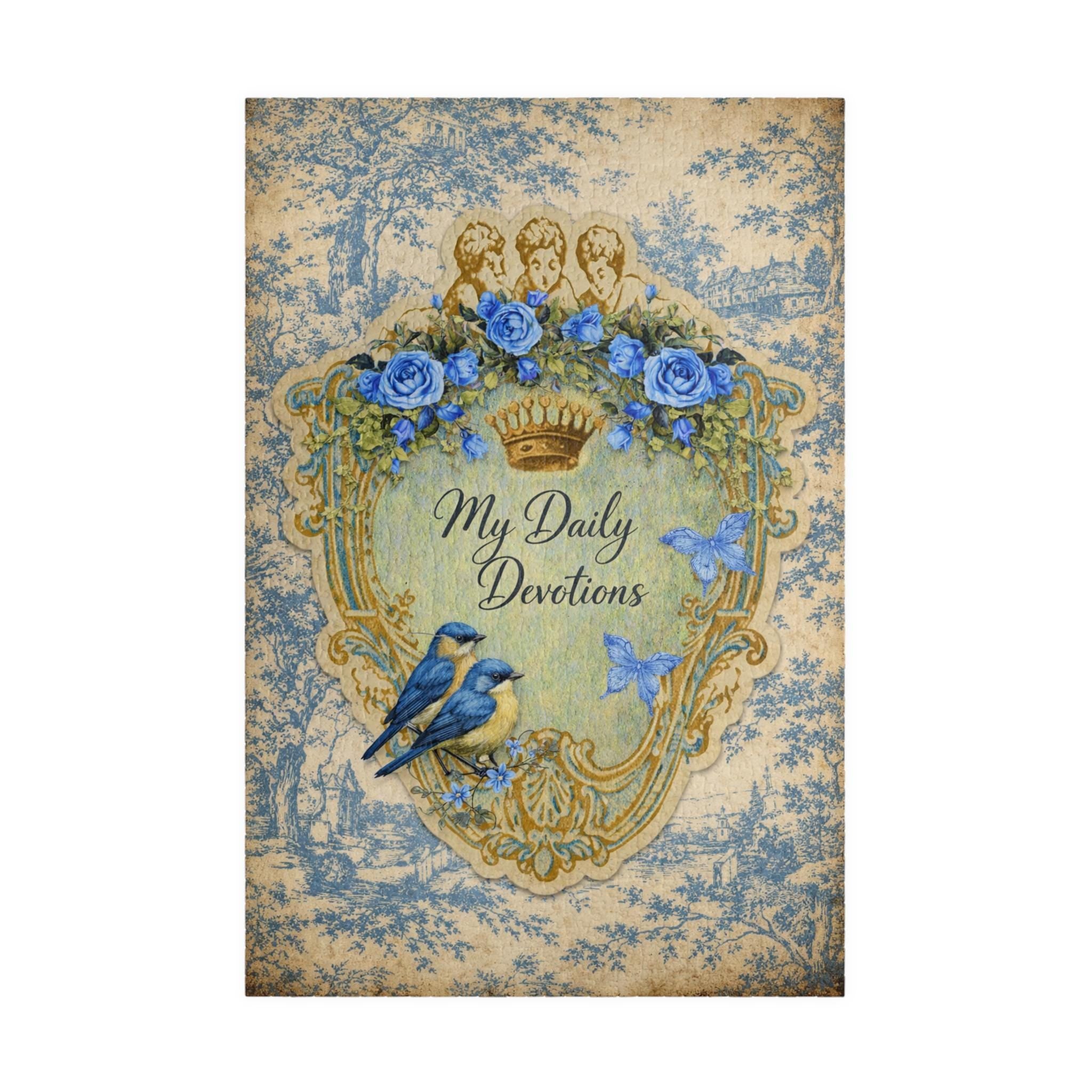 My Daily Devotions Bluebirds Floral Puzzle