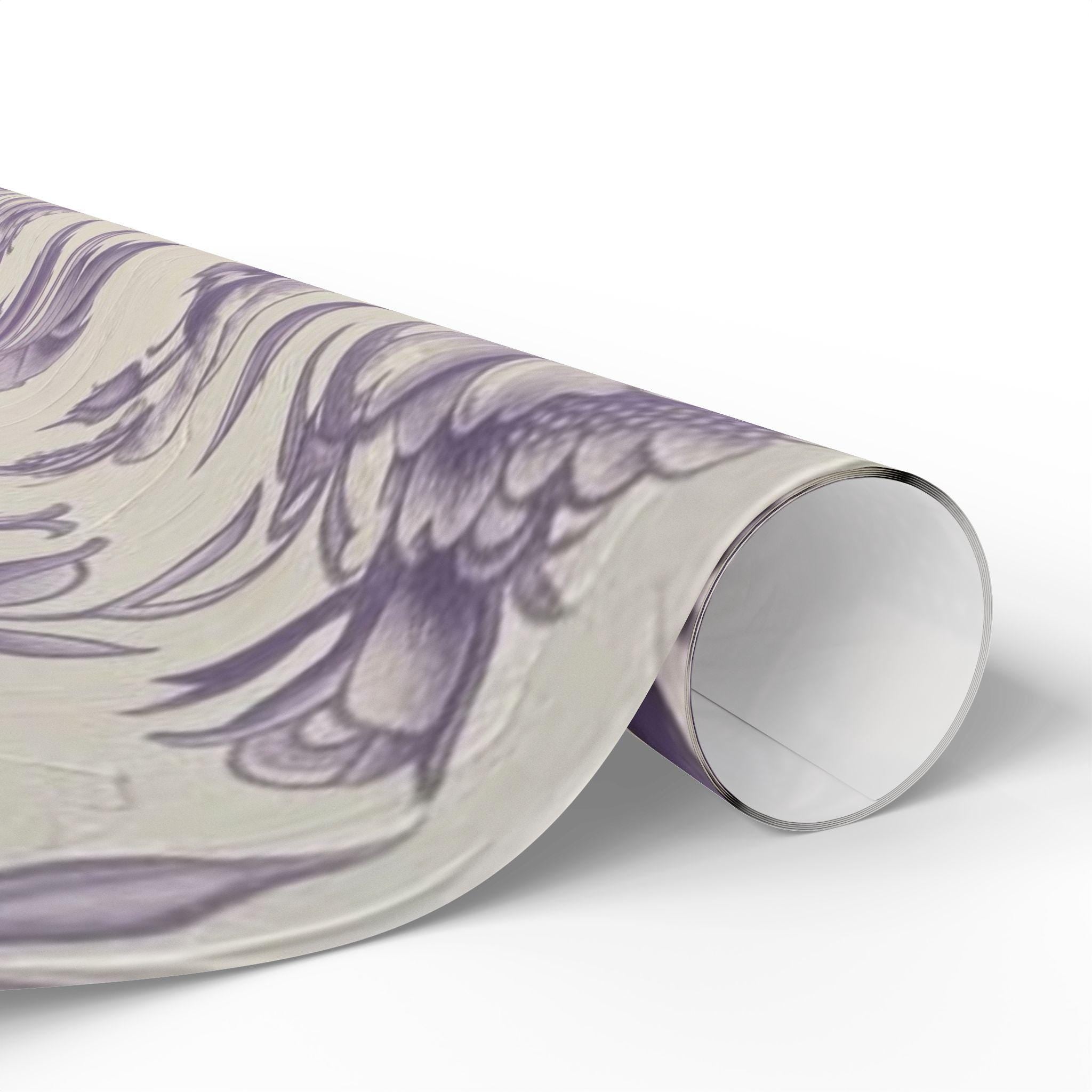 Lavender Toile Botanical Floral Wrapping Paper | Gift Wrap