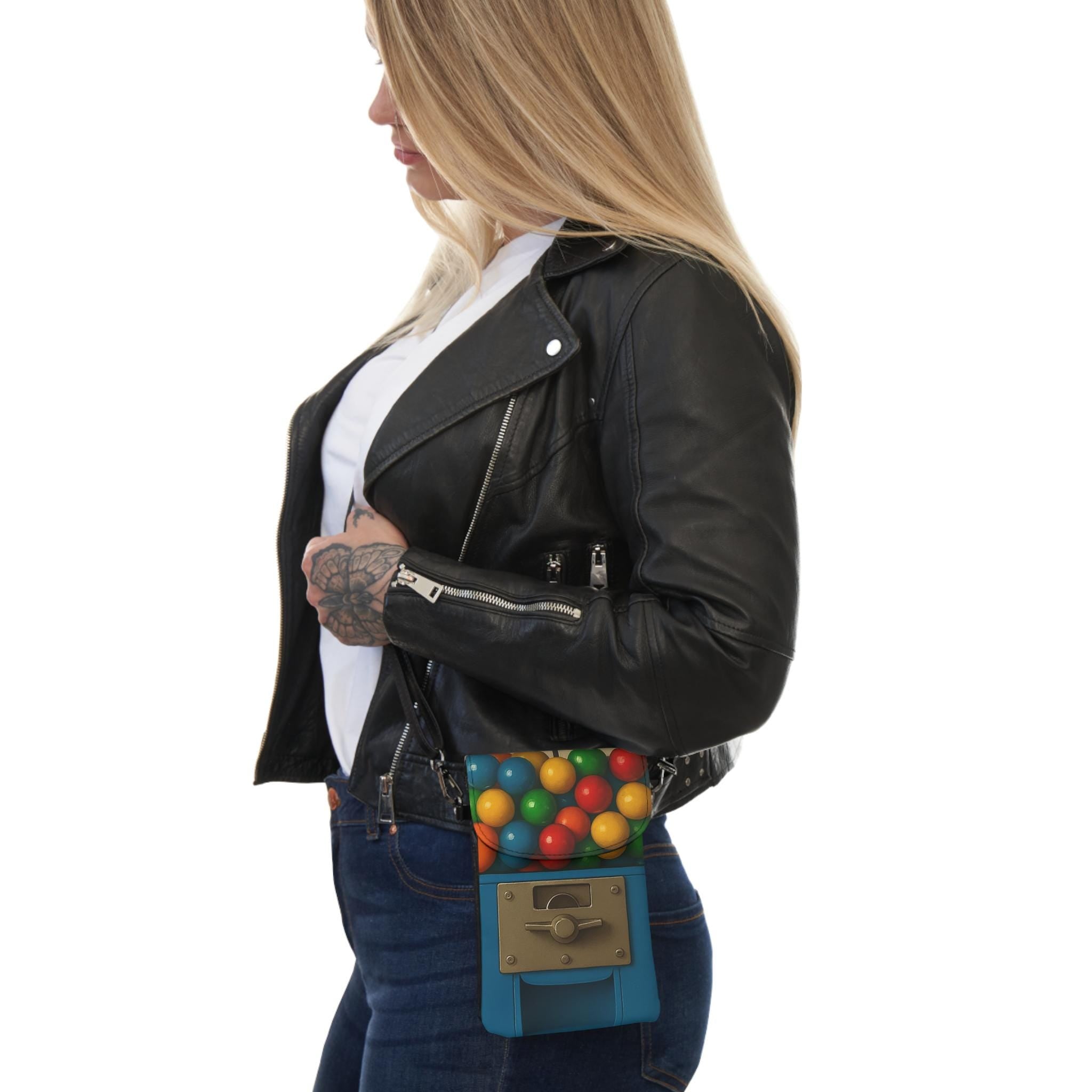 Gumball Machine Crossbody Bag: Retro Novelty Purse, Teacher Gift