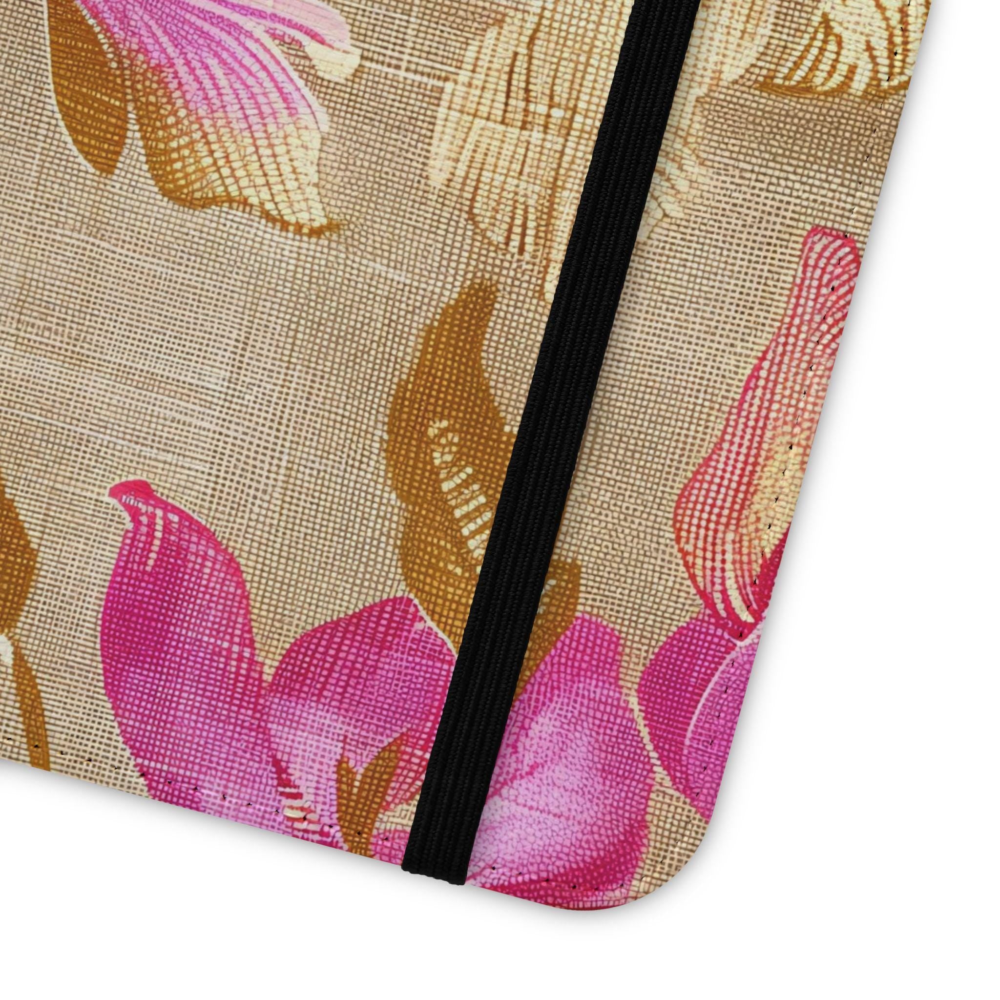 3D Floral Faux Leather Phone Wallet Case | Elegant Bookish Flip Cover with Card Slots