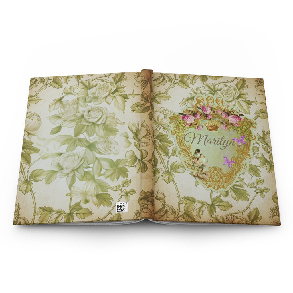 VictorianVintage ToileJourn al | Hardcover Personalized Name Notebook