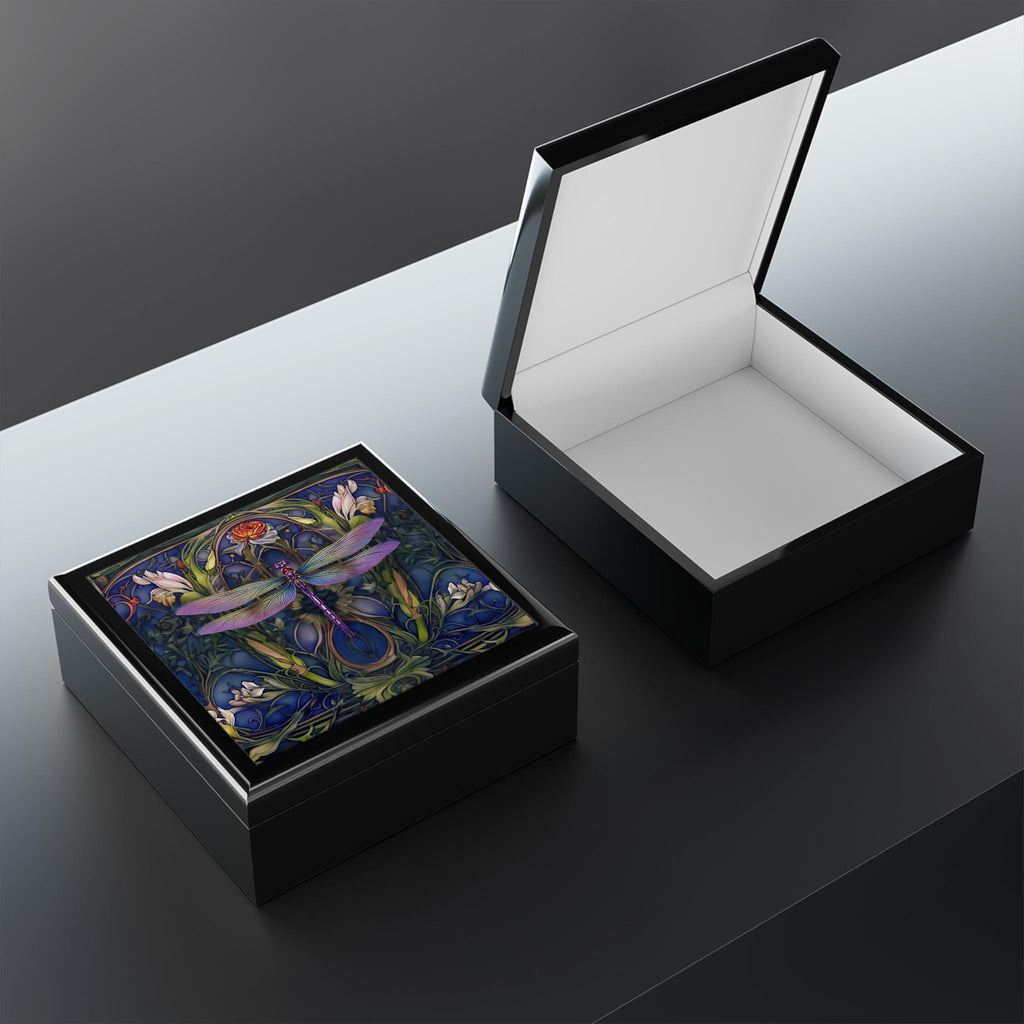 Art Nouveau Dragonfly Jewelry Box